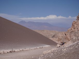 atacama wüste .. alles trocken und blauer himmel