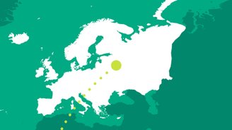 Karte von Europa