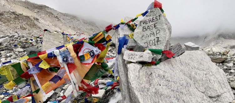 Mount Everest Base Camp - Aaf dem Weg Auf dem Weg zum Mount Everest Gipfel