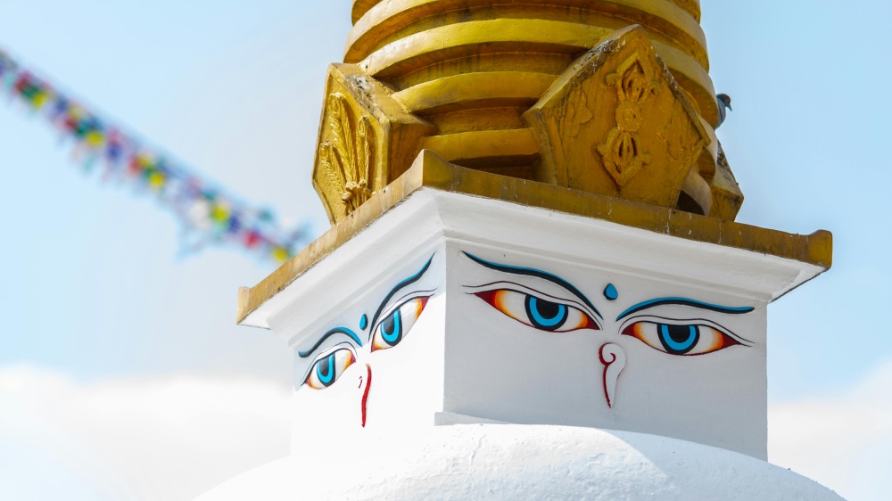 Kulturelles Auge in Nepal Kulturelles Auge in Nepal