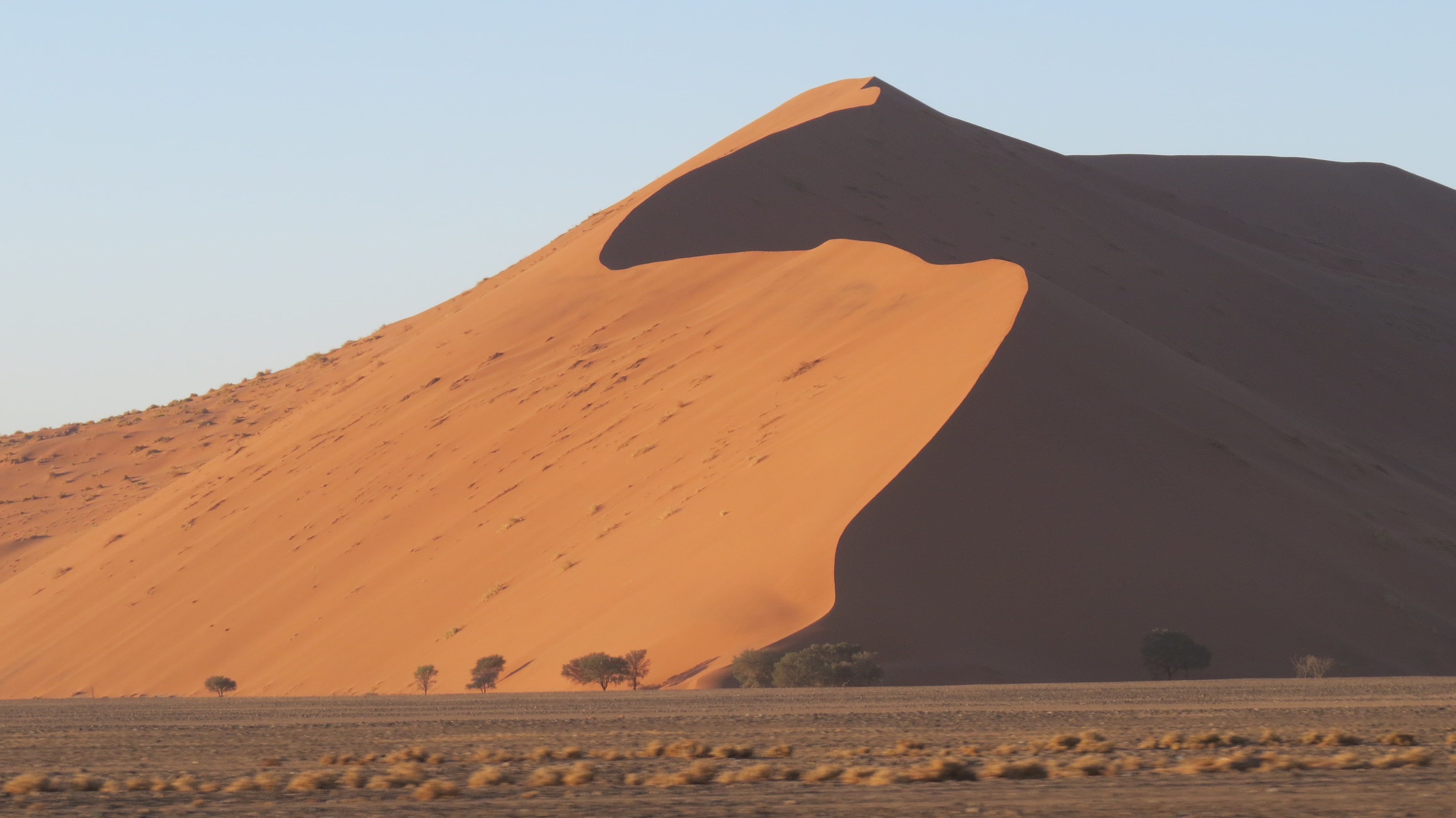 Große rote Düne in der Wüste Sossusvlei in Namibia