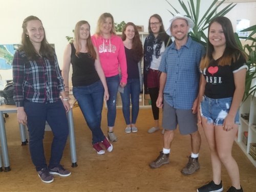 Das travel-to-nature-Team begrüßt edwin in heitesheim