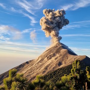 Vulkan Fuego bei einem Ausbruch