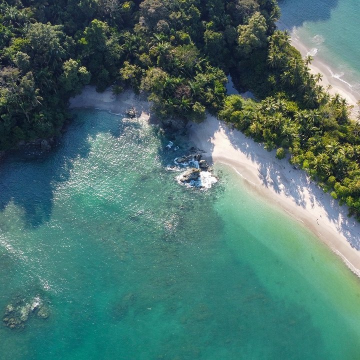 Drohnenaufnahme Manuel Antonio Nationalpark