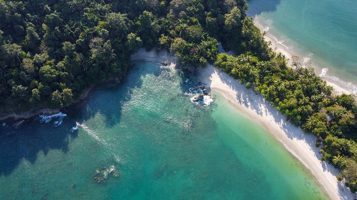 Drohnenaufnahme Manuel Antonio Nationalpark