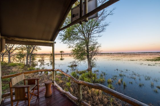 Hotel Chobe River Camp Blick auf den Chobe River
