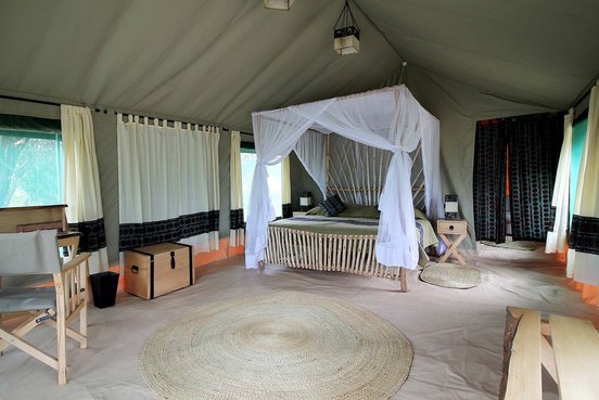 Tanrangire View Camp von innen, Zelt, Glamping