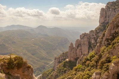 Montserrat - Katalonien - Spanien - bei Sonnenuntergang
