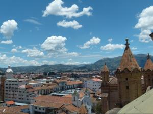Ausblick auf die Stadt Cuenca
