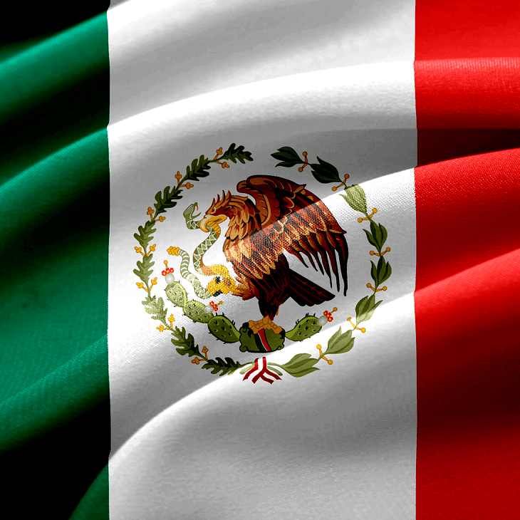 Die mexikanische Flagge
