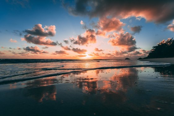 Costa Rica Individualreisen: Sonnenuntergang am Strand