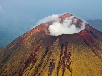 Vulkankrater Chinadega von oben