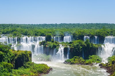 Iguazu Wasserfälle in Brasilien