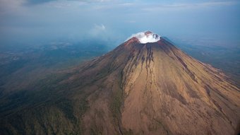 Vulkankrater Chinadega von oben