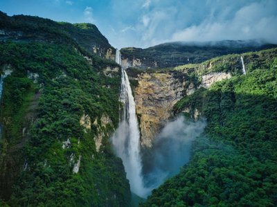 Gocta Wasserfall in Peru, Südamerika