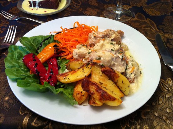 Traditionelle estnische Hauptspeise