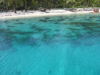 Paradiesische Strände der San Blas Inseln.