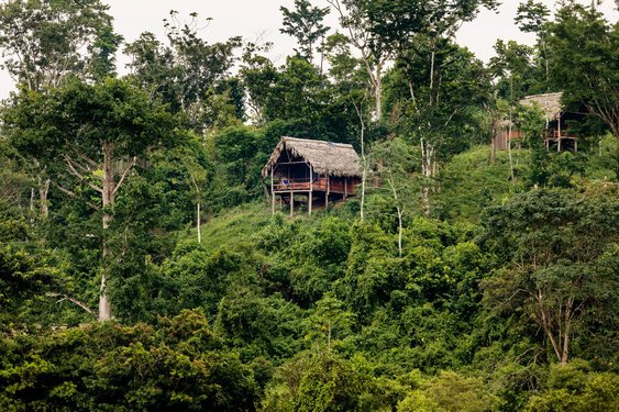 Guacimo Lodge von außen im Dschungel