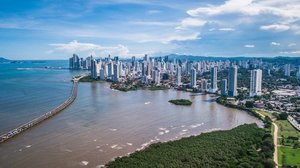 Skyline der Panama Stadt