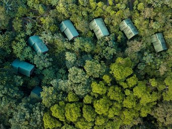 Costa Rica La Tigra Regenwald Lodge Zimmer von oben