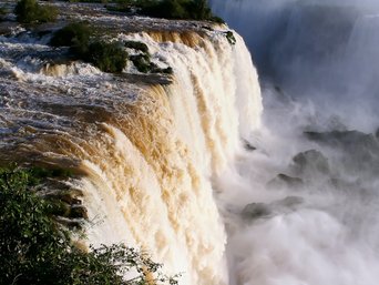 Iguazú Wasserfälle von nahem
