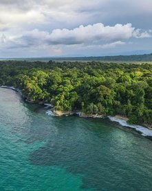 Punta Uva Costa Rica aus der Luft