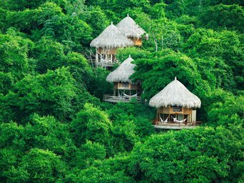Eco Cab Hütten im Tayrona Nationalpark im Dschungel