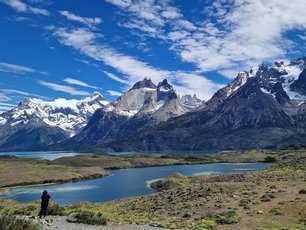 Patagonien Torres del Paine Nationalpark Landschaft im Torres del Paine Nationalpark