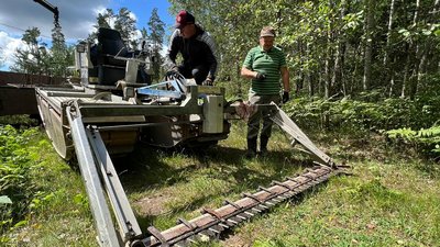 Der travel-to-nature-Schilfmäher